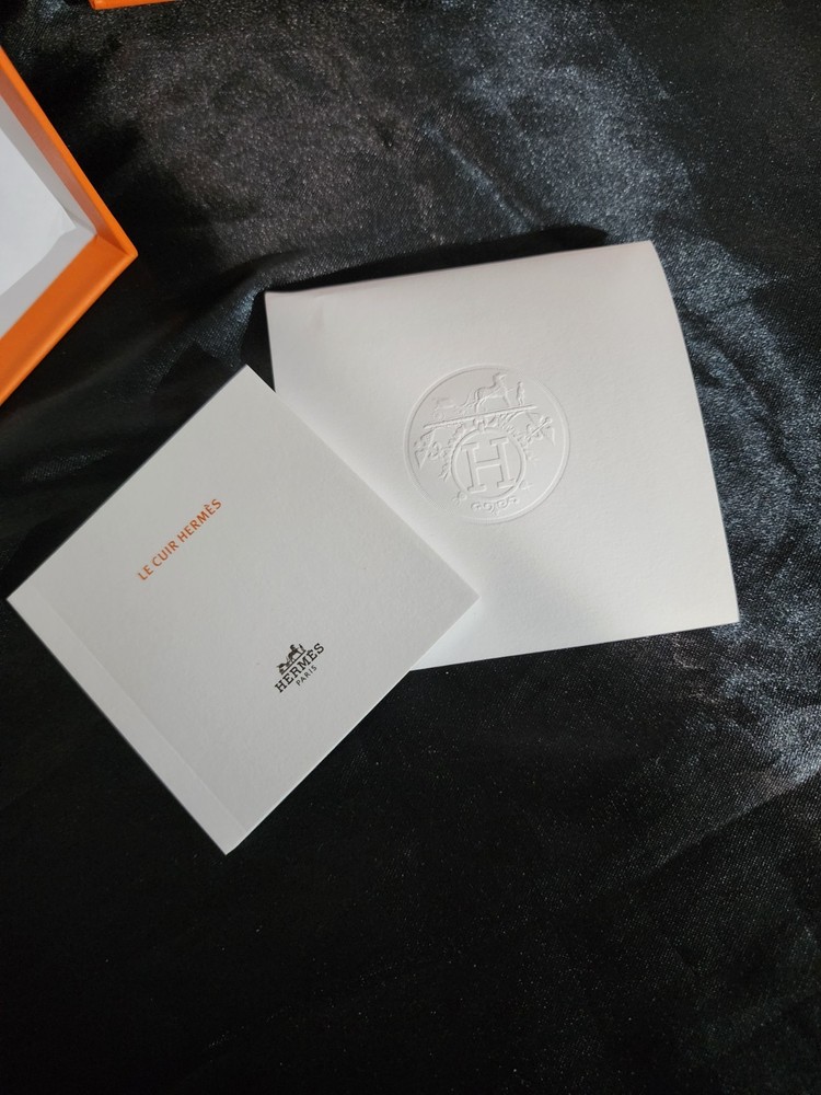 Authentic HERMES Empty Box 14x14x5.5" Number 081 With Booklet