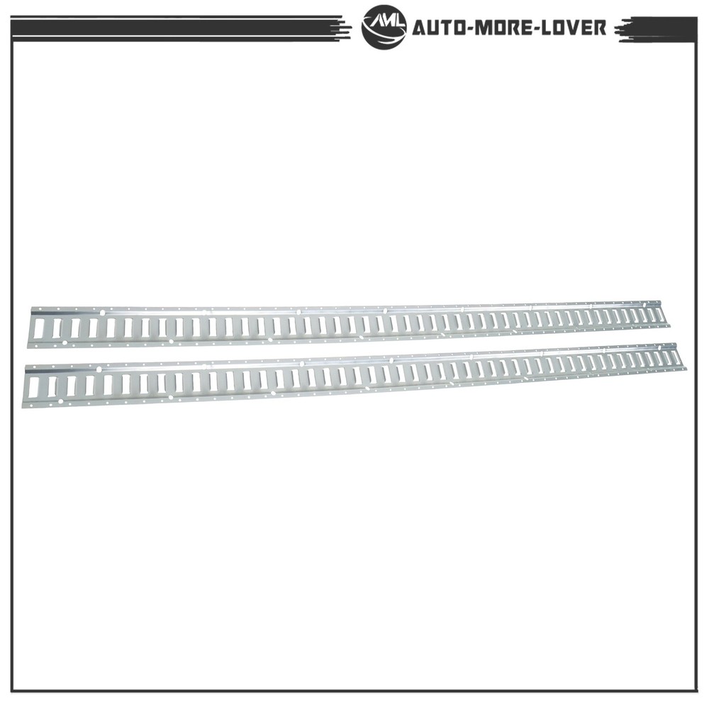 Silver 32 Pack 96" E Track Rail Sections With Mounting Hardware Fit For Trucks