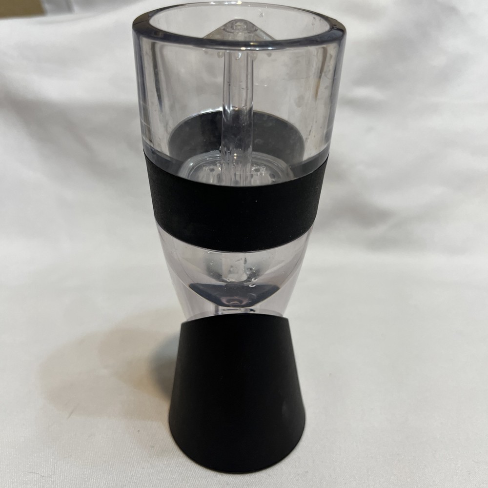 VinLuxe PRO Wine Aerator Diffuser Pourer Decanter with Carrying Case Black