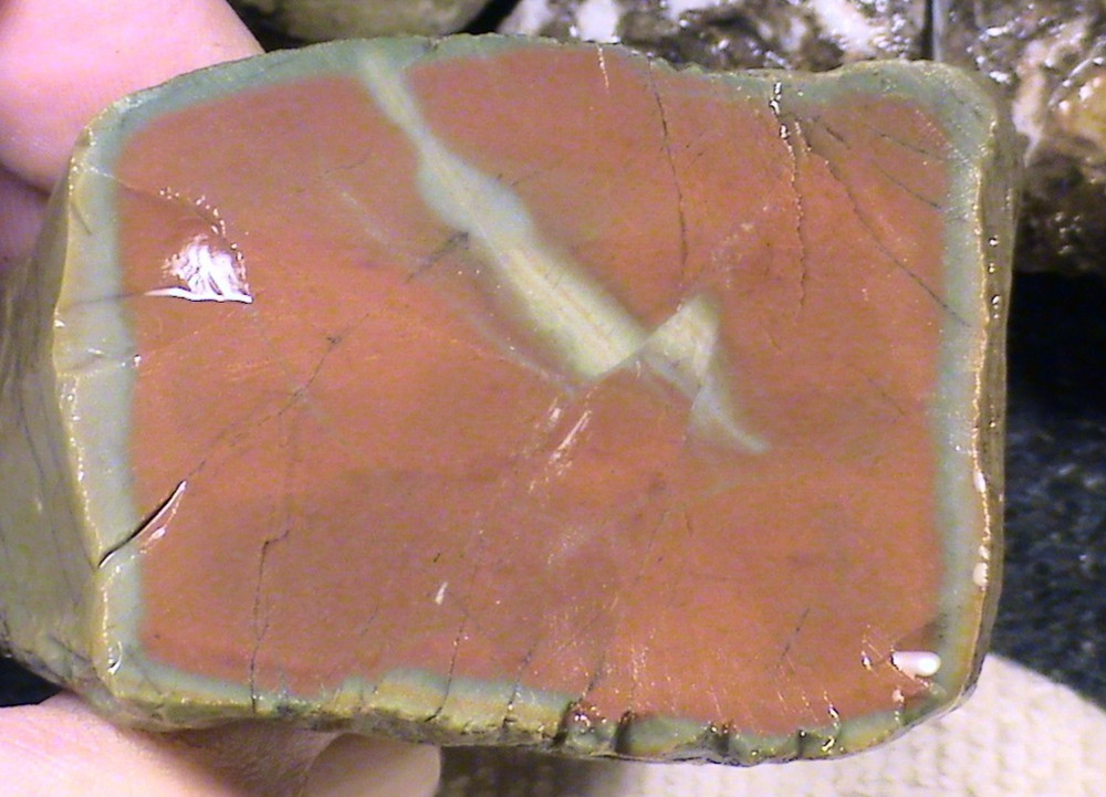 Mixed One-Cut Jasper Agate Lot, Solid Rough, Lapidary Rocks, 4 LBS, 4 OZ, #375