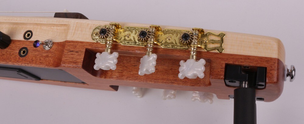 electric classical guitar classic silent nylon string headless built in effect