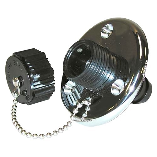 T-H Marine Washdown Valve w/Chrome Base (WDV-1CP-DP)