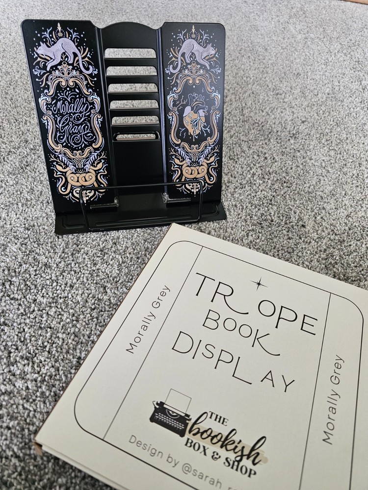 Morally Gray Trope Book Display from the Bookish Box