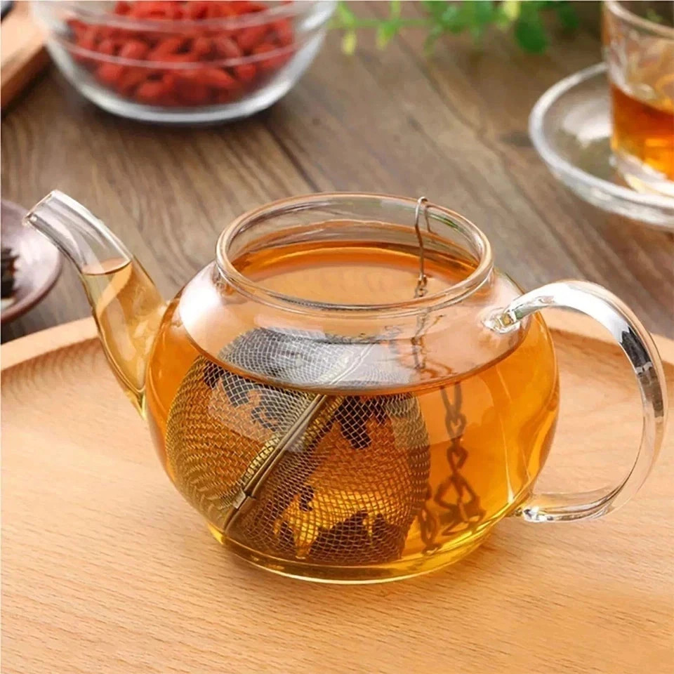 2PCS Stainless Steel Mesh Tea Infuser, 2.1 Inch Tea Ball, Strainer Tea Diffuser