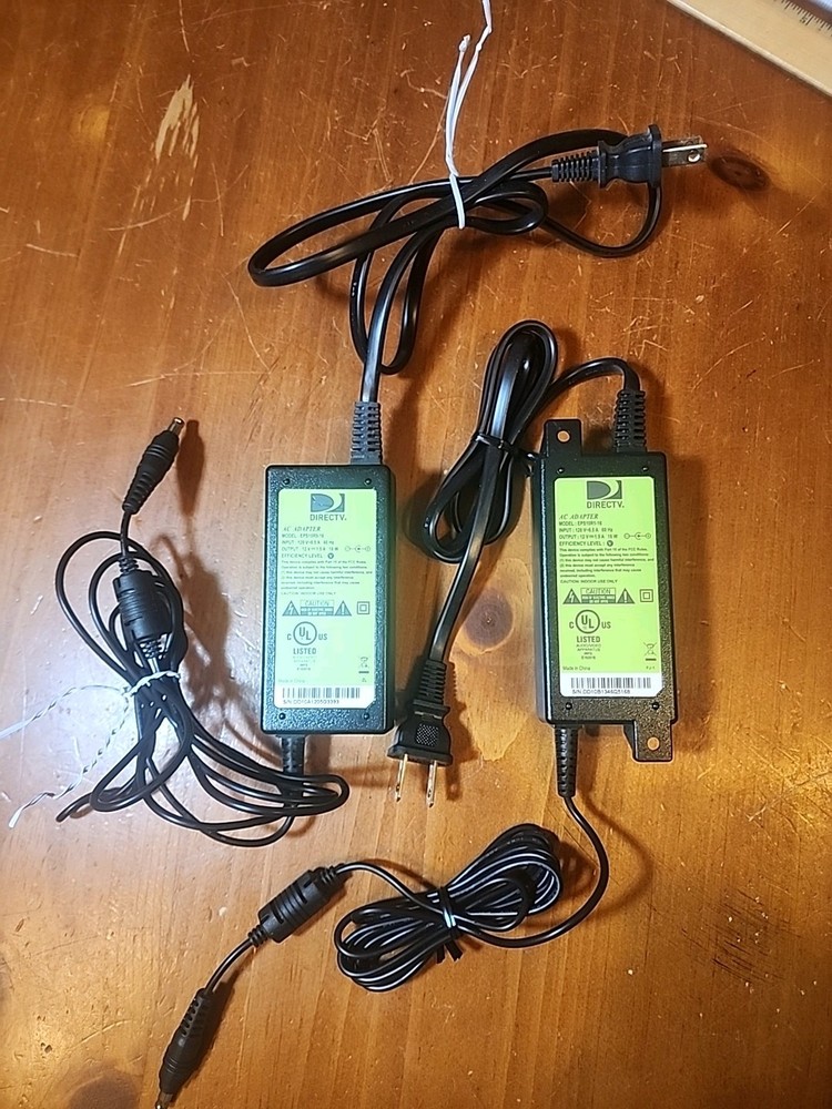 2 Direct TV Streaming Box Power Source AC Adapter Model EPS10R1-16