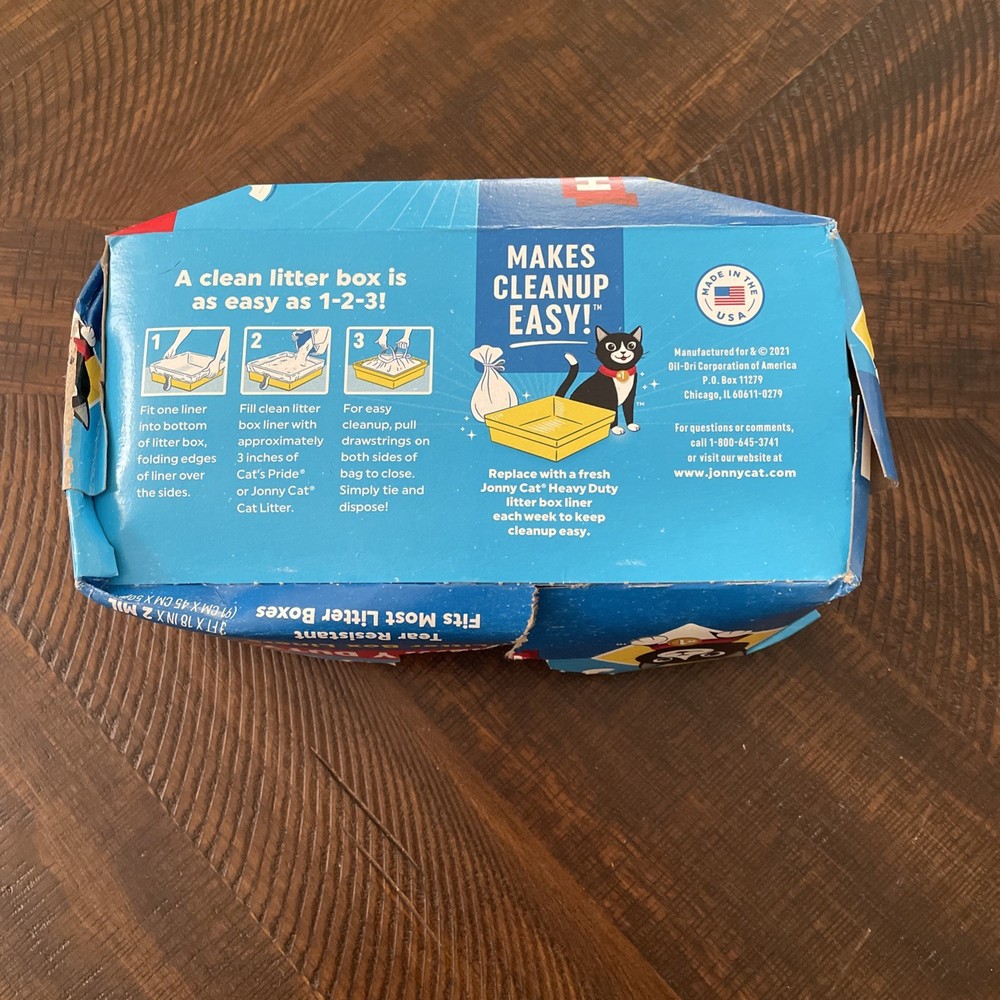 Jonny Cat Heavy Duty Literally Box Liners 15 Jumbo Liners