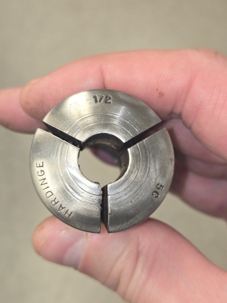 Hardinge - 5C Collet 1/2" Round w/Internal and external threads - Good condition