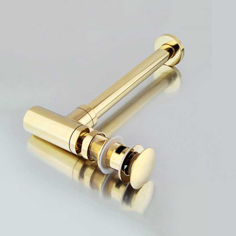 Bathroom Waste P-Traps Pop Up with Overflow Basin Sink Tap Bottle Trap Drain Uni