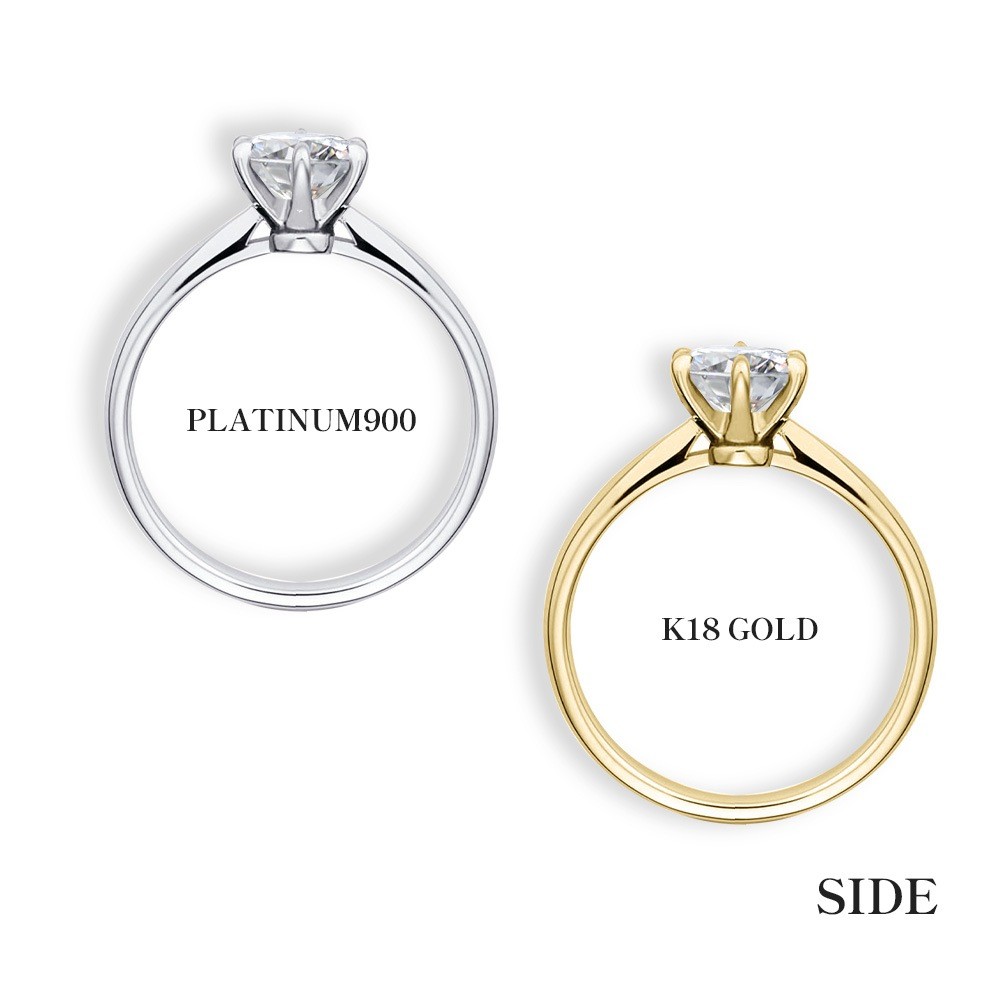 1ct Lab-Grown Diamond Solitaire Ring D/VVS2/3EX Pt900