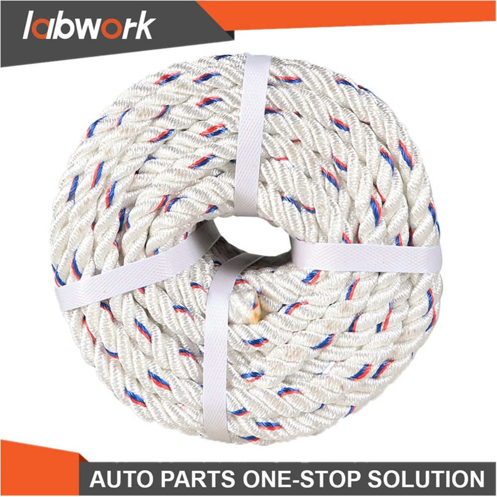 Labwork Double Braid Polyester Arborist Bull Rope Pulling Rigging Line 5/8"×150'