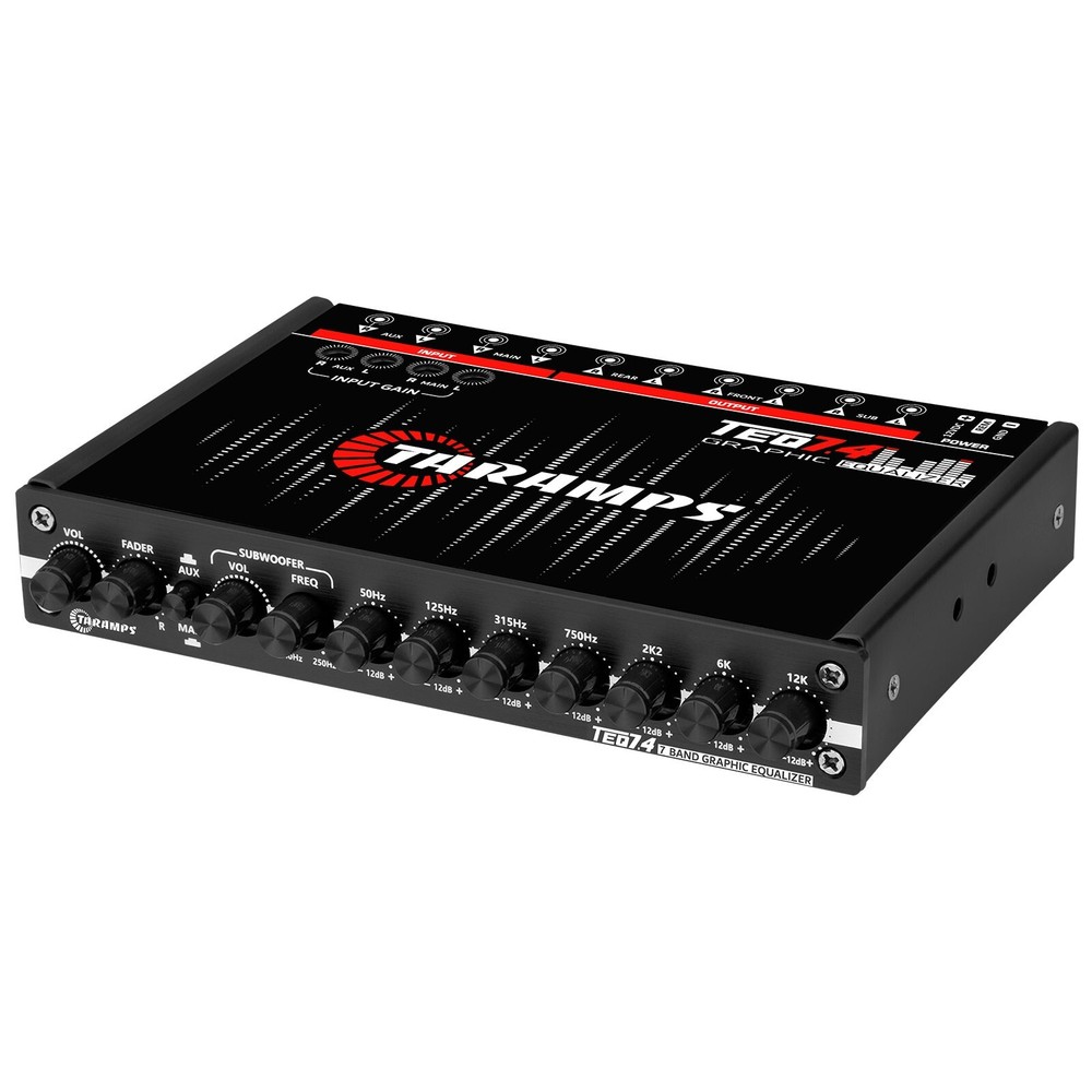 Taramps TEQ 7.4 Stereo 7-Band Graphic Equalizer
