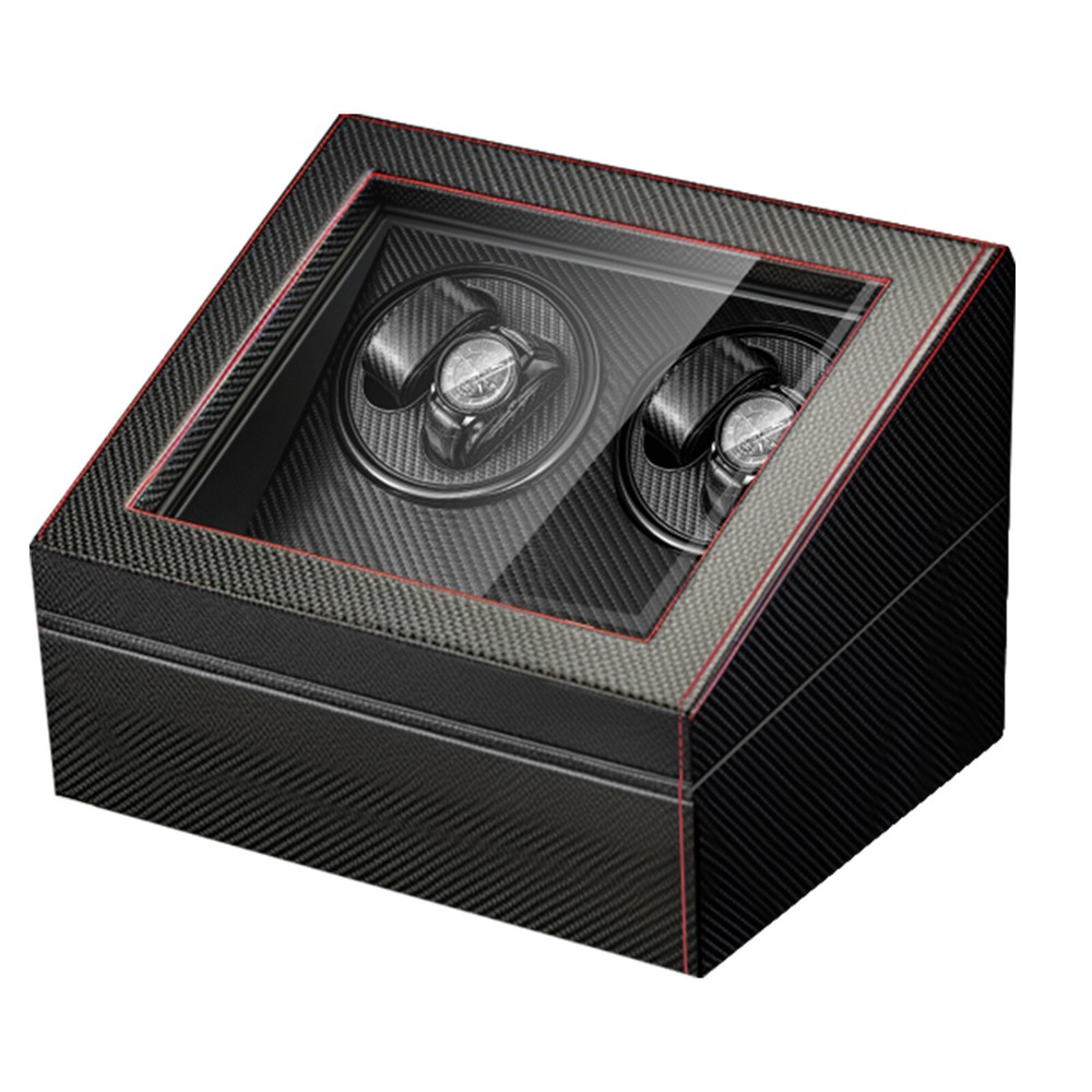 Automatic Rotation Watch Winder for 4+6 Watches Storage Box Auto Display Box
