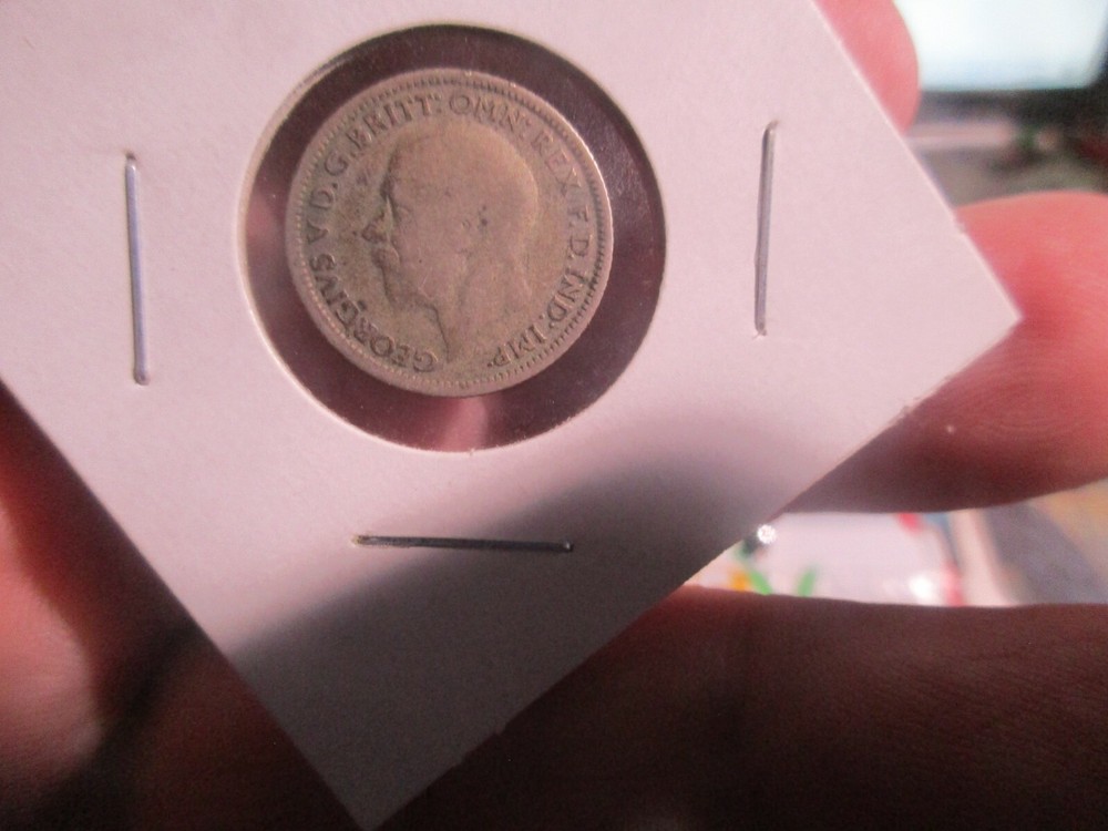 Britain - 1929 Silver Sixpence - George V