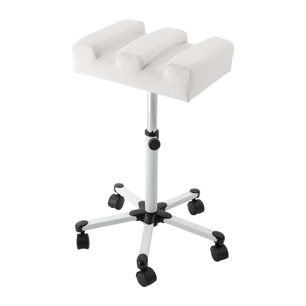 Manicure Foot Rest Rolling Pedicure Stool Adjustable Pedicure Stool w/ Wheels