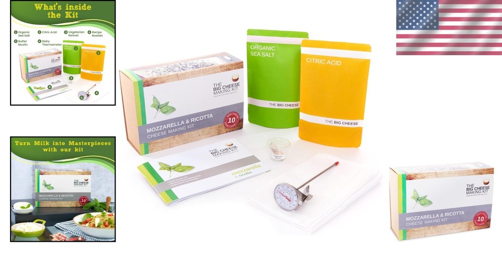 DIY Mozzarella & Ricotta Cheese Making Kit