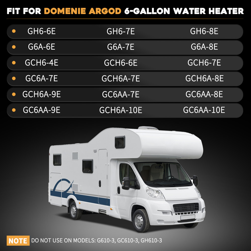 For Atwood 6-10 Gal RV Water Heater Solenoid Gas Valve 93870 93844 93321 92078
