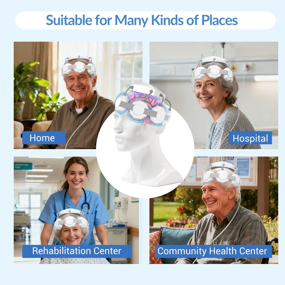 Portable rTMS Therapy Device for Home Use Depression Anxiety Brain Stimulation