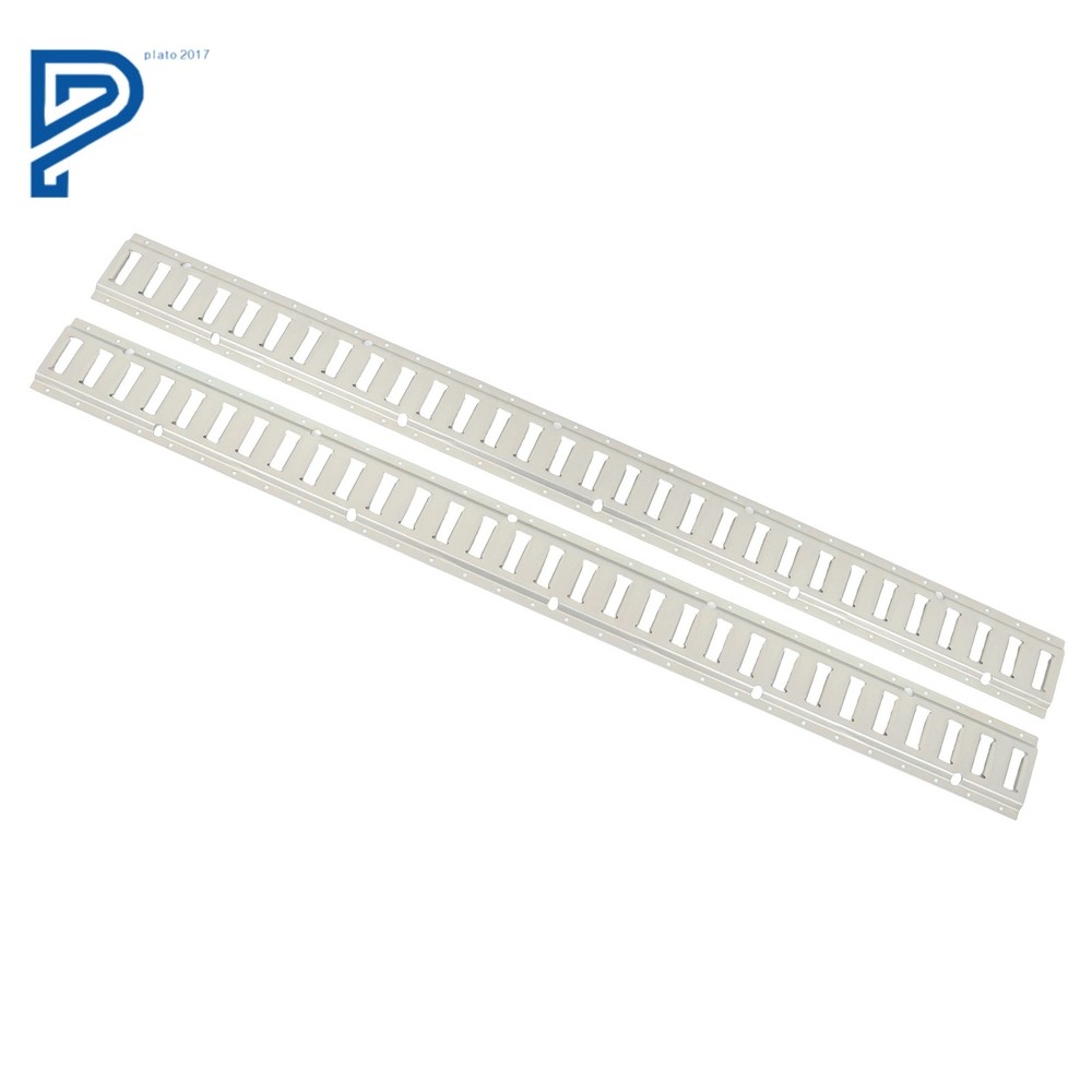 2PC 5' E-Track Tie-Down Rail For Truck Trailer Cargo Van Utility