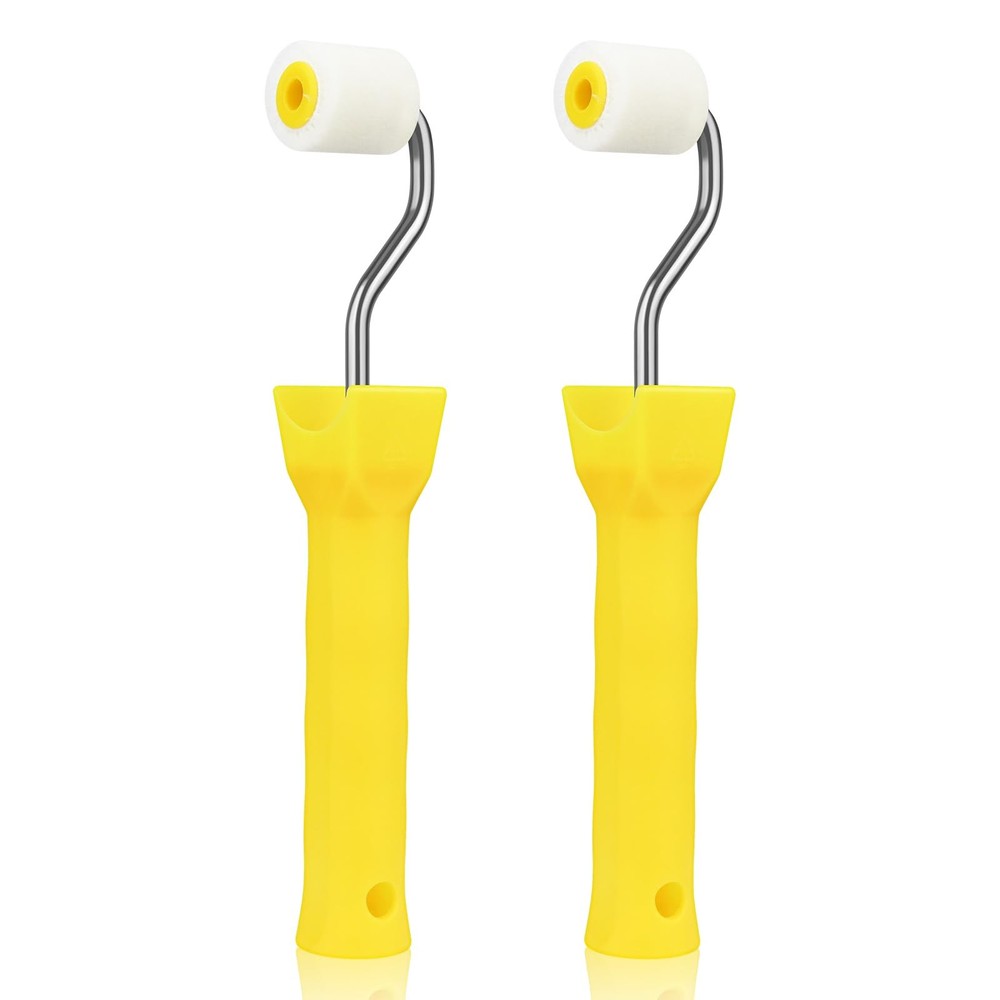 2 Pcs Foam Paint Roller Mini Rollers for Touch up Trim Edge or 1 Inch
