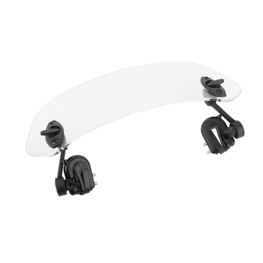 Motorcycle Adjustable Clip-on Windscreen Extender Windshield Extension Universal