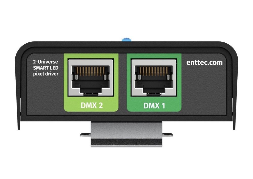 Enttec Din Pixie 73539, 2 Universe DMX LED Pixel Controller