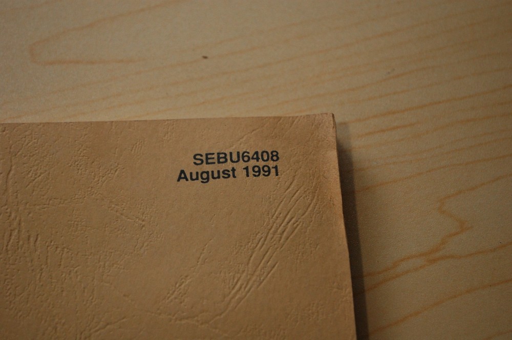CAT Caterpillar 980F Wheel Loader Operation Maintenance Operator Owner Manual