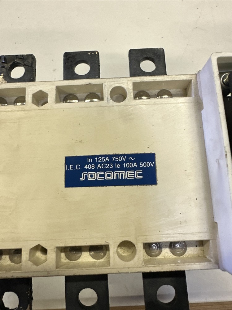 Socomec 100 Amp 3 Pole Manual Transfer Switch