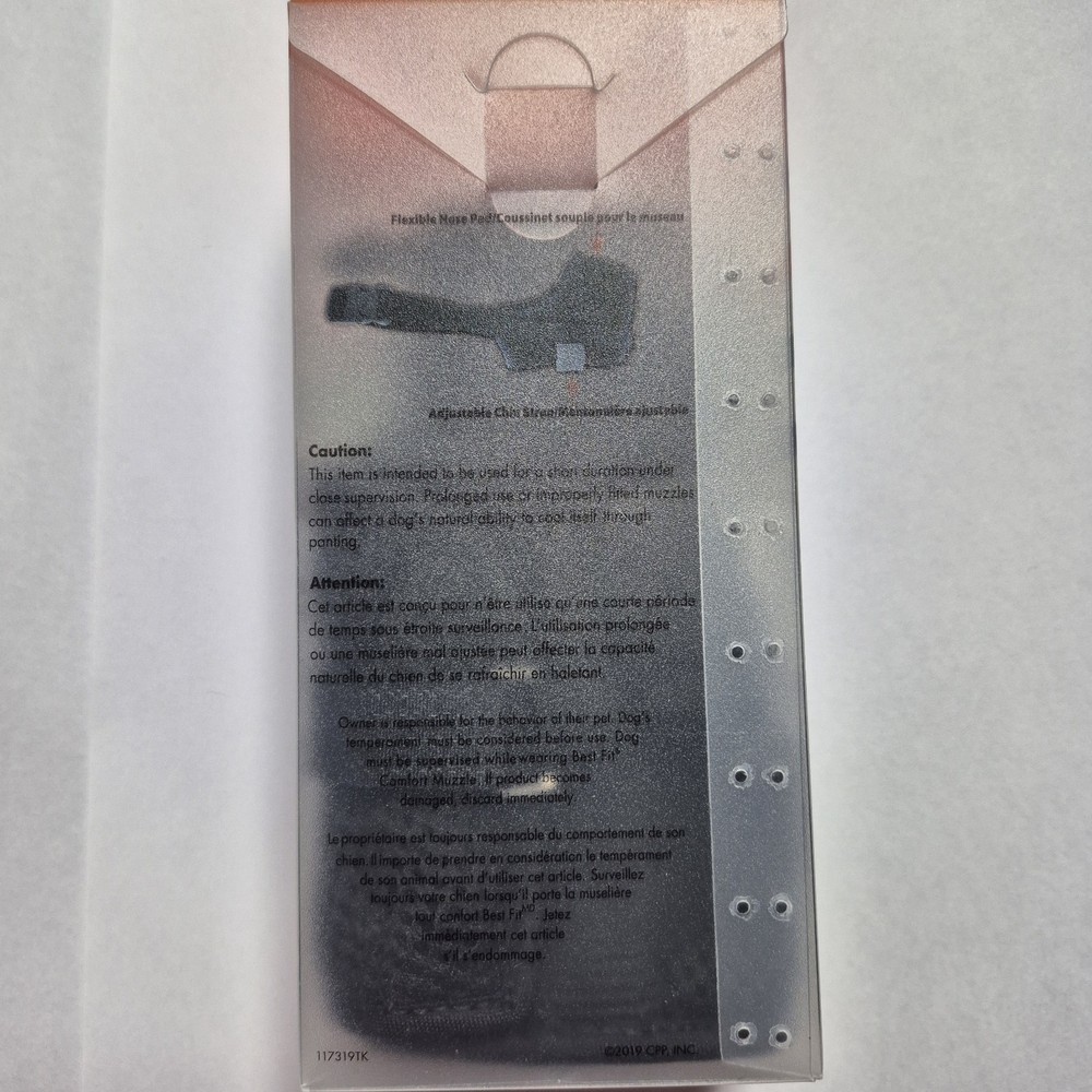 Coastal Best Fit Adjustable Comfort Muzzle Medium Black Dog Muzzle