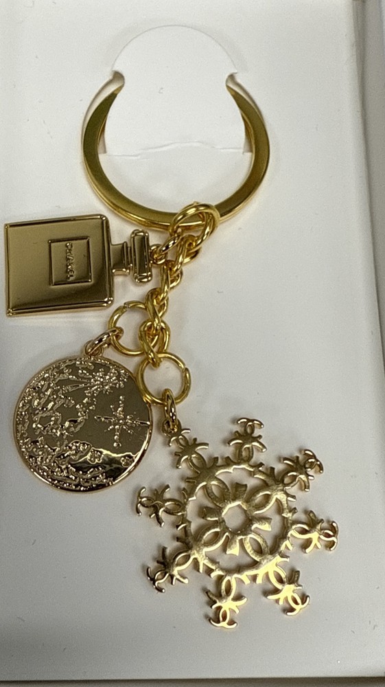 Gold Key Chain Chanel