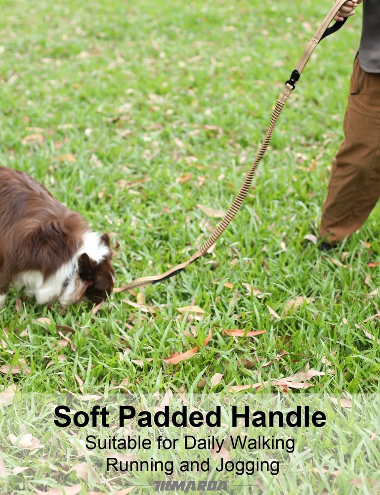 Dog Leashes for Medium Large Dogs Heavy Duty, 4-6FT Shock Absorbing No Pull D...