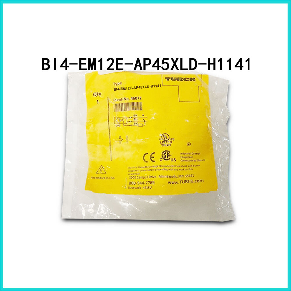 Original TURCK proximity sensor module BI4-EM12E-AP45XLD-H1141 inductive switch