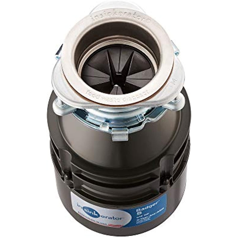 InSinkErator Garbage Disposal, Badger 5, 1/2 HP Continuous Feed,Black