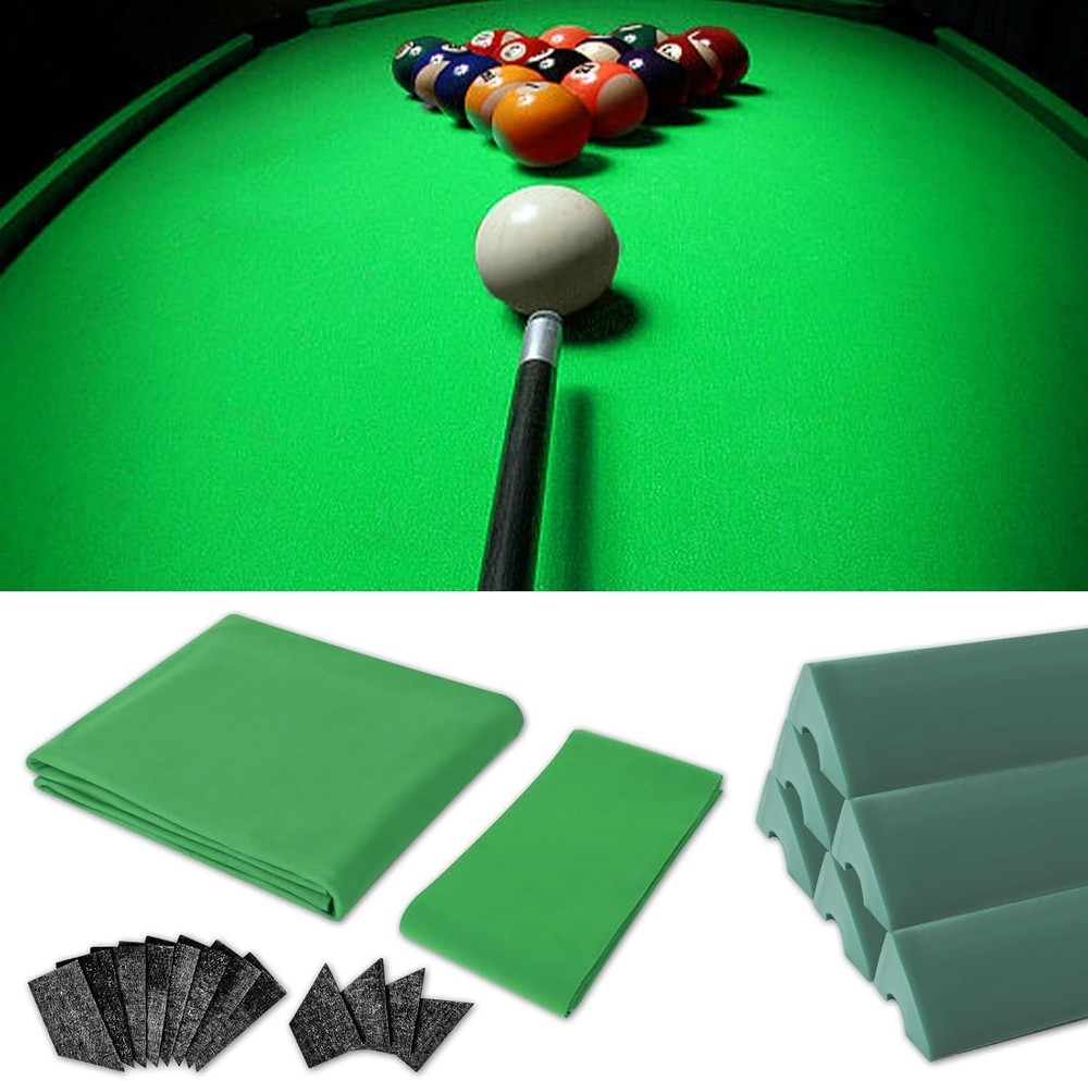 High-Quality Rubber Bumpers Set - Billiard Table Accessories