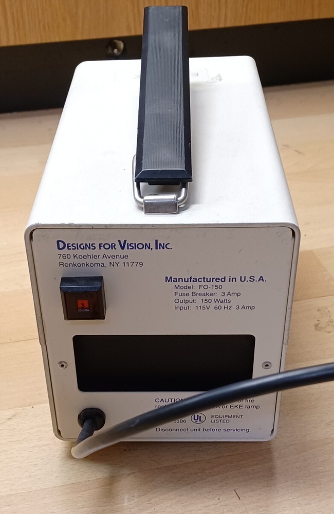 DentaLite DVI FO-150 Microscope EJA EKE Halogen Light Source Illuminator