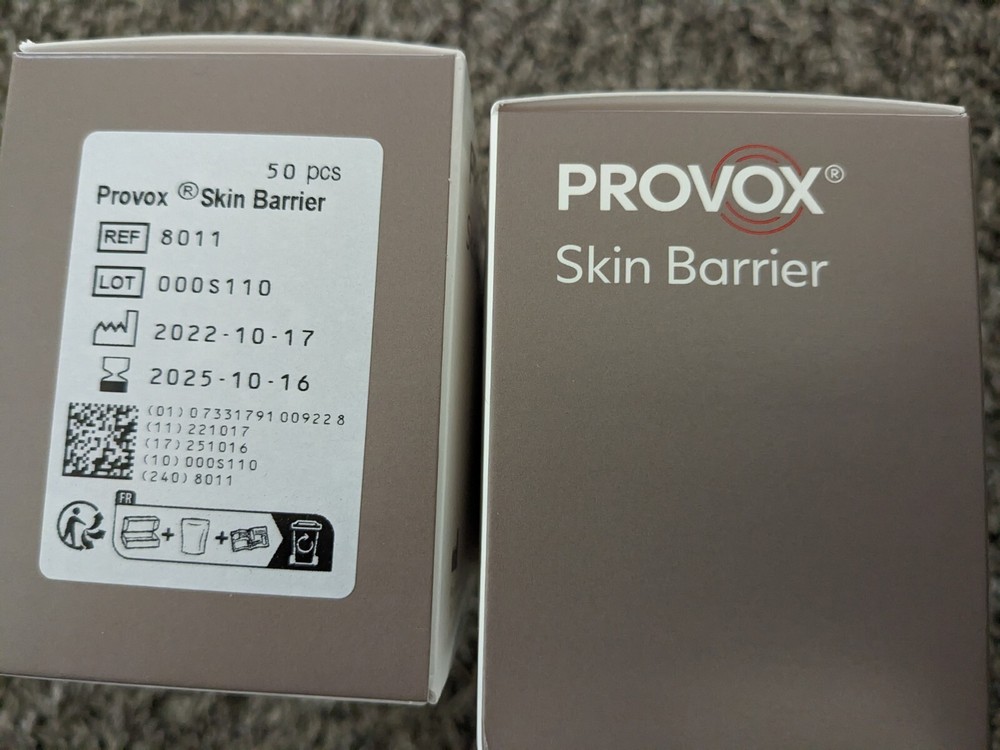 3 Boxes- Provox Skin Barrier 50 Wips