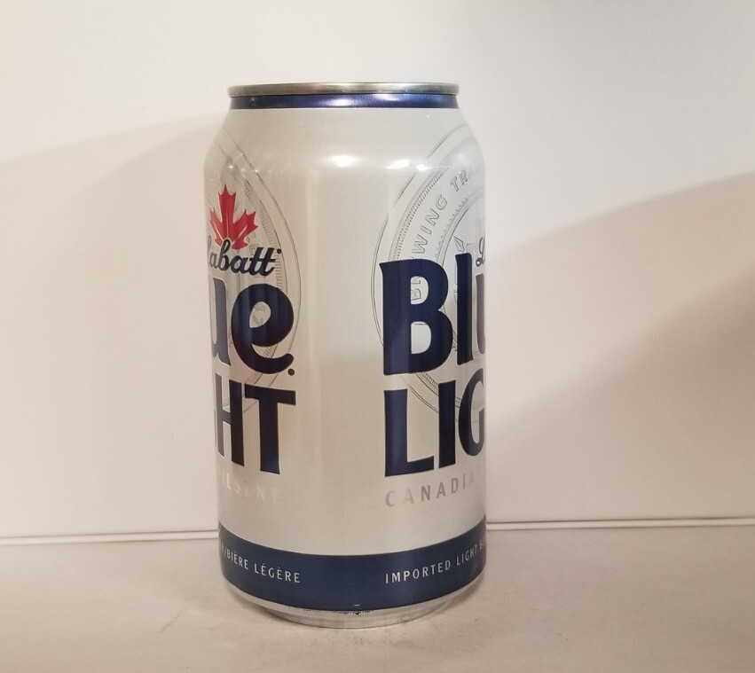 Labatt Blue Light Bottom Opened