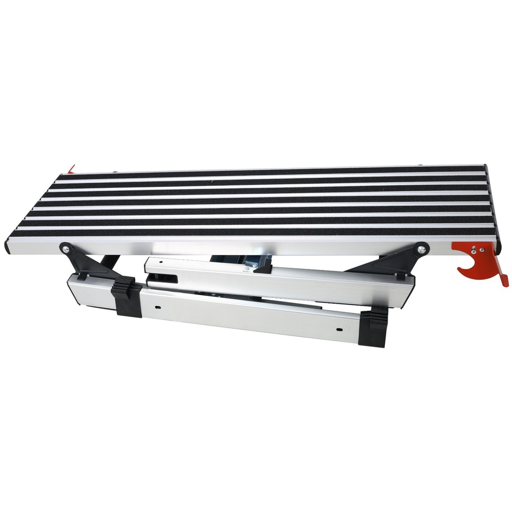 330lbs Aluminum Platform Non-Slip Drywall Step Folding Work Bench Stool Ladder
