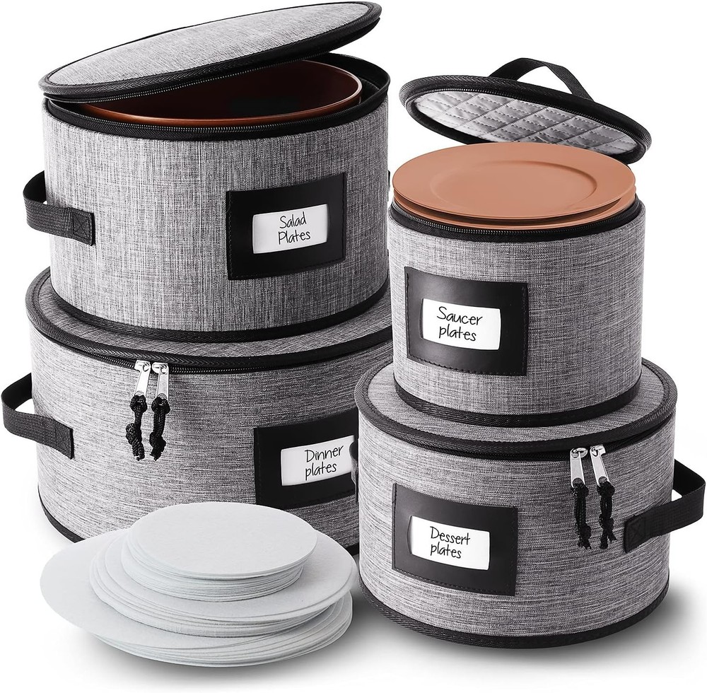Fine China & Dish Storage Organizer Set