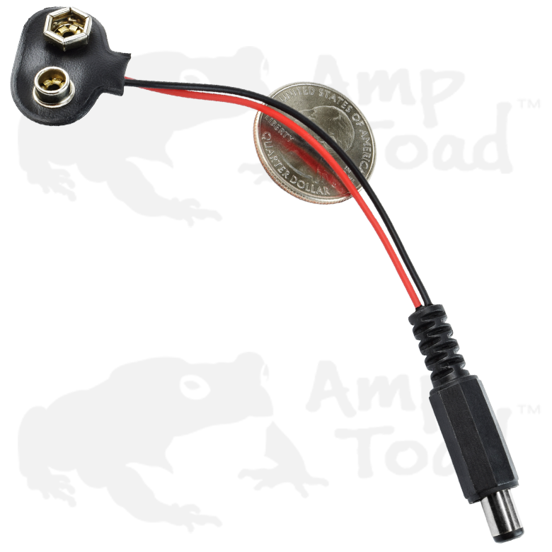 9V Battery Connector with 2.1mm DC Plug