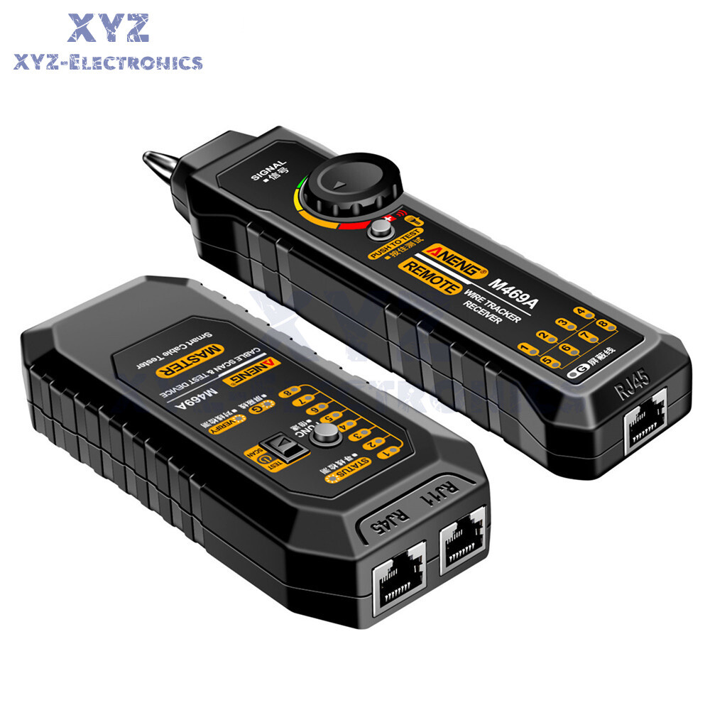 ANENG M469A Multifunctional Network Cable Tracker Networking Analyzer RJ45 RJ11