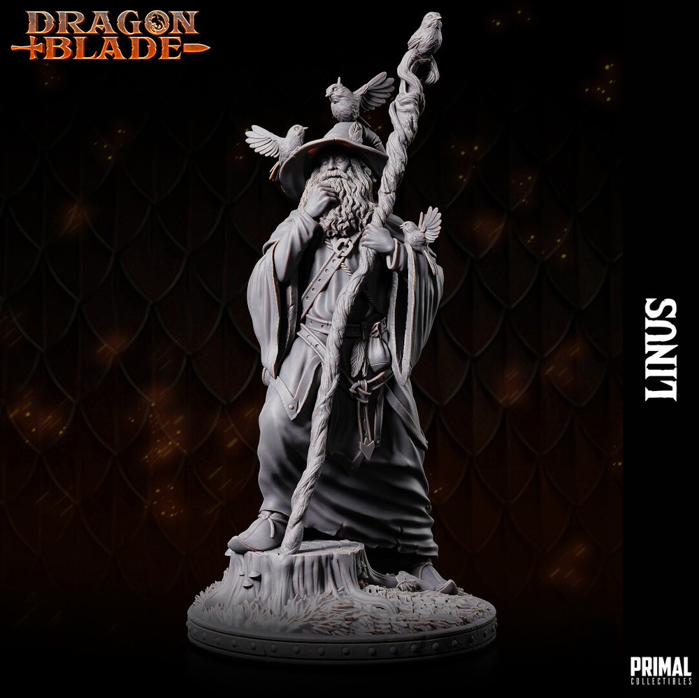 Dnd Fizban Wizard Dragonlance 32/75mm Scale