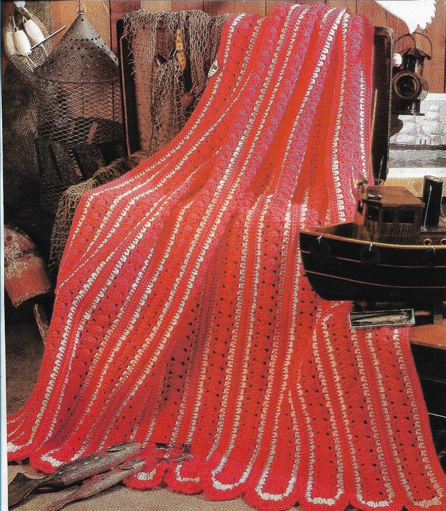 Coral Dreams Afghan crochet pattern instructions