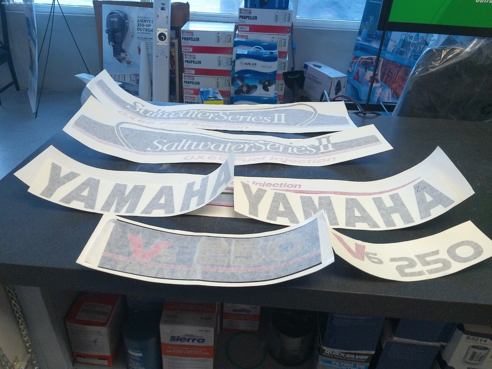 Yamaha Outboard SX250 Decal Set