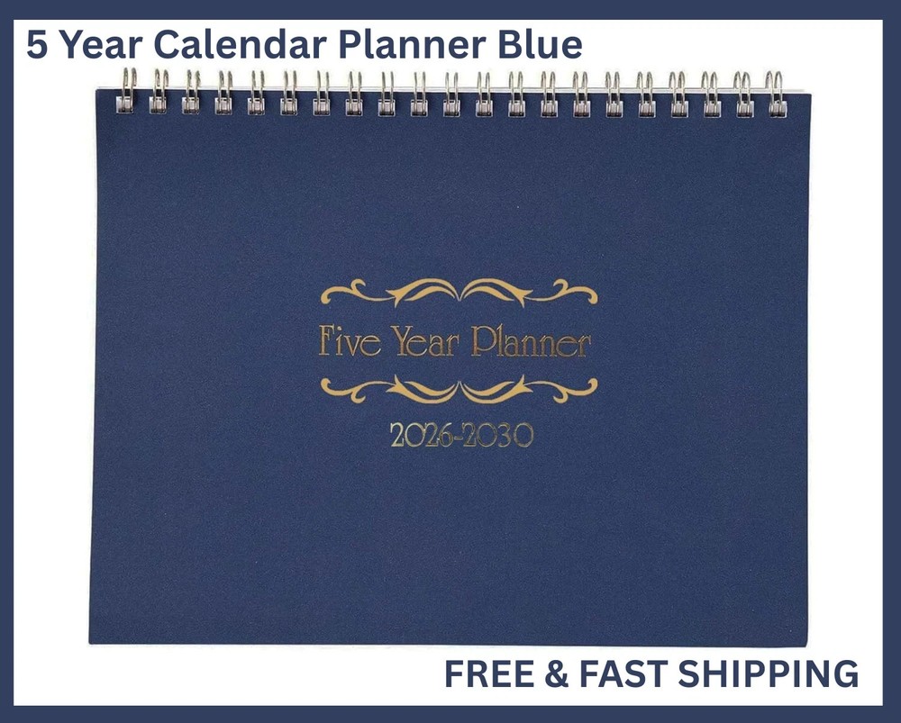 5 Year Calendar Planner 2026-2030