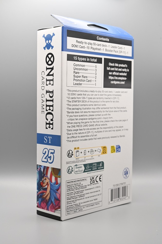 One Piece Card Game ST-25 Buggy Starter Deck - Authentic & Sealed