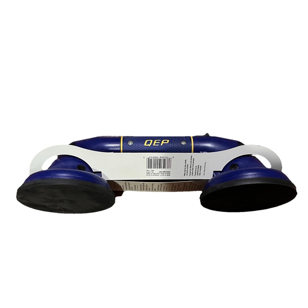 QEP Pro MAXGrip 75013 Double Floor Suction Cup Blue Plastic Quick Release