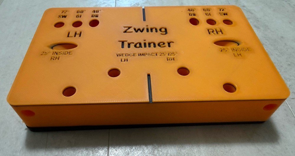 Weighted Golf Zwing Alignment Trainer Brick Swing Aid LH/RH