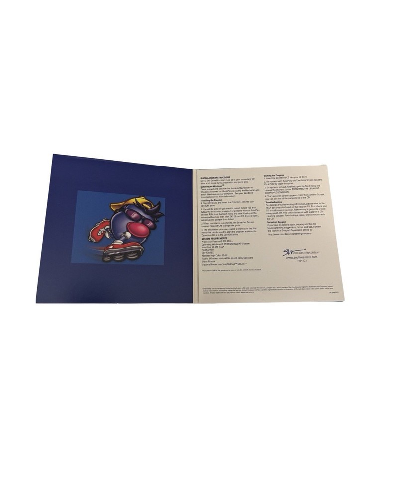 Zoombinis: Logical Journey (Windows/Mac, 2001)- Paper Case