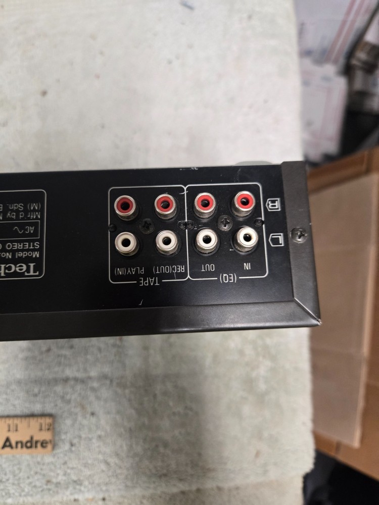 technics graphic equalizer, SH-8017, untested, parts only