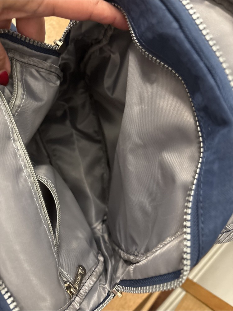 Aotian Medium Backpack Preowned, But Never Used, Gender Neutral, Navy Blue